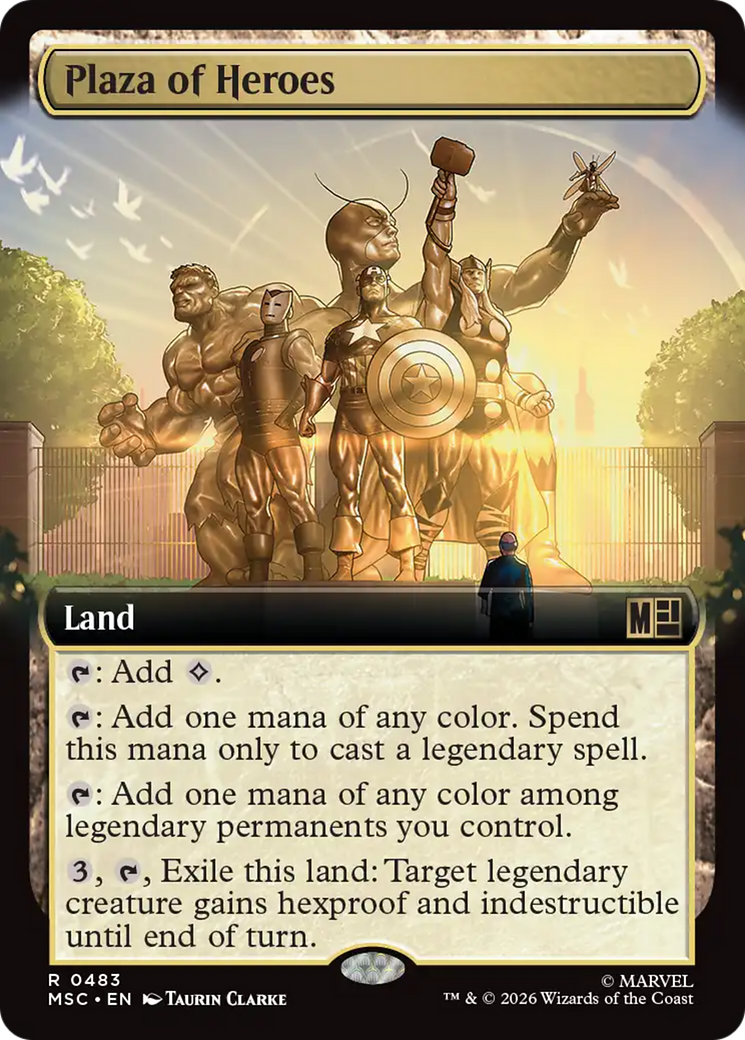 Plaza of Heroes (Extended Art) [Marvel Super Heroes Commander] | Tabernacle Games