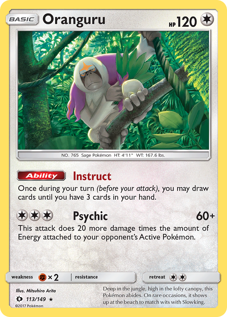 Oranguru (113/149) [Sun & Moon: Base Set] | Tabernacle Games