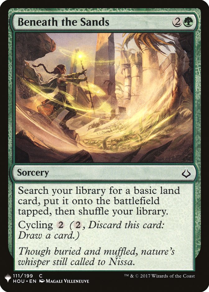 Beneath the Sands [Mystery Booster] | Tabernacle Games