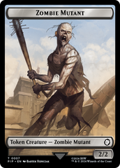 Treasure (0019) // Zombie Mutant Double-Sided Token [Fallout Tokens] | Tabernacle Games