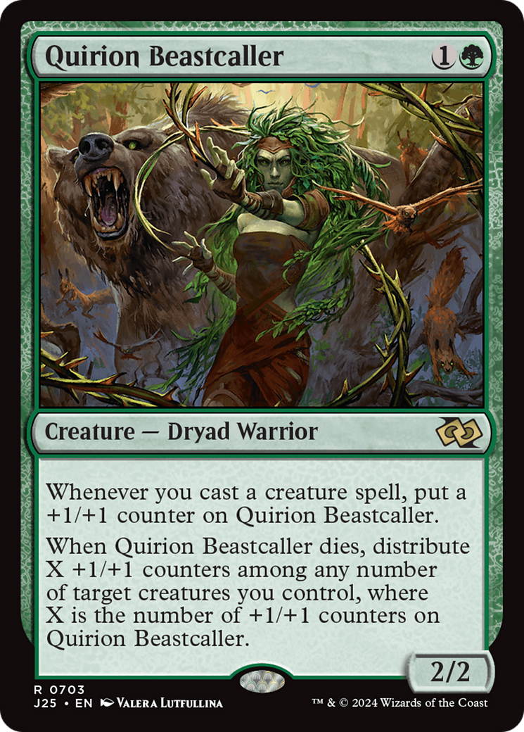 Quirion Beastcaller [Foundations Jumpstart] | Tabernacle Games