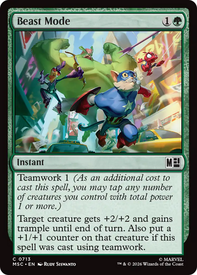 Beast Mode [Marvel Super Heroes Commander] | Tabernacle Games