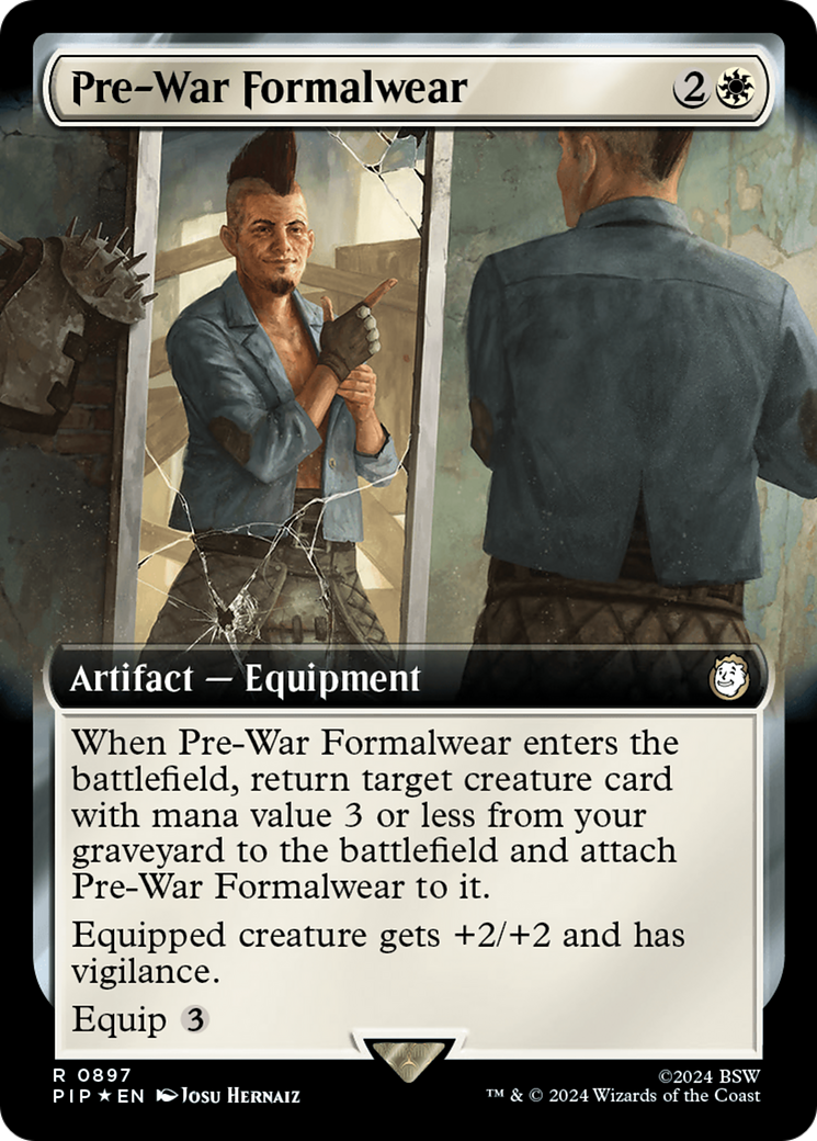 Pre-War Formalwear (Extended Art) (Surge Foil) [Fallout] | Tabernacle Games