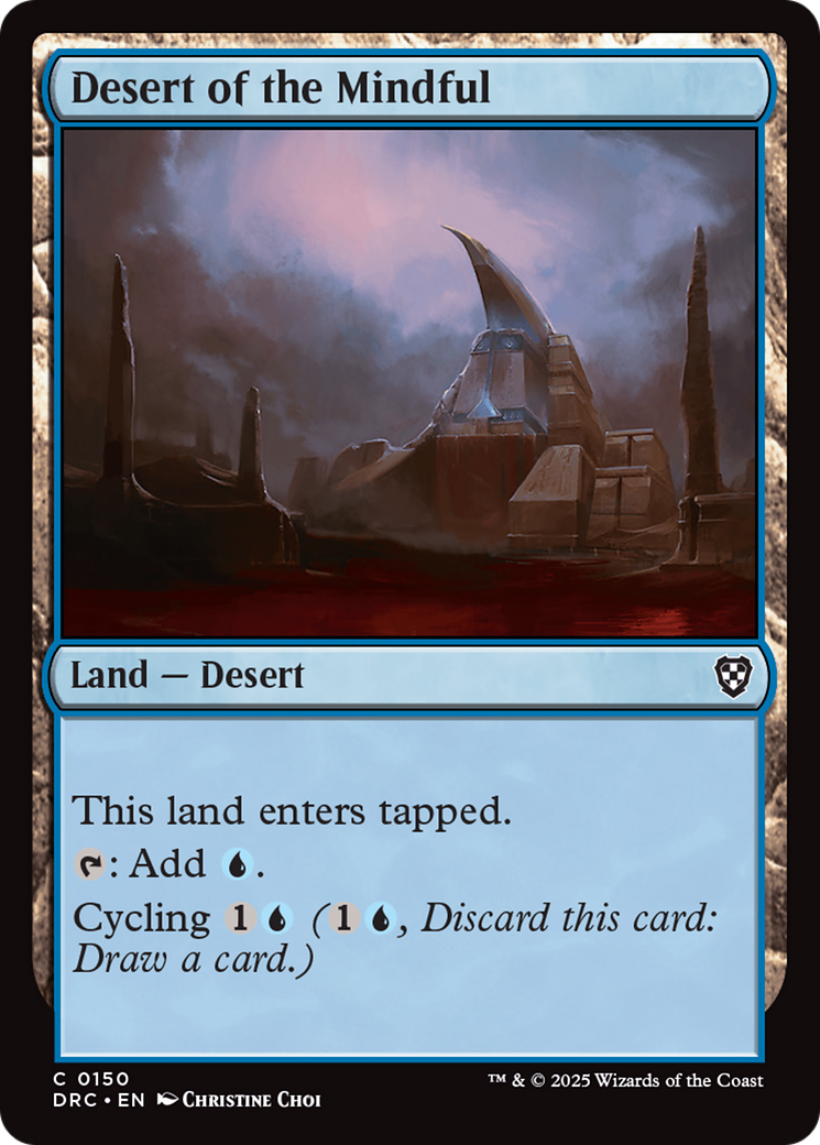 Desert of the Mindful [Aetherdrift Commander] | Tabernacle Games