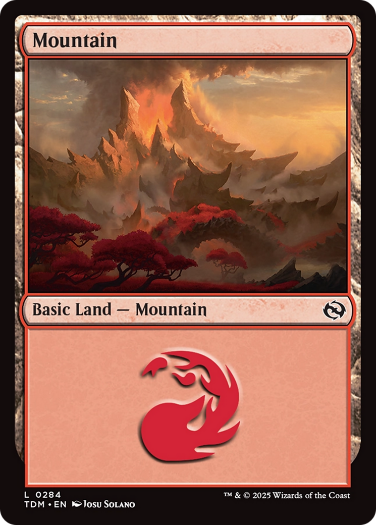 Mountain (0284) [Tarkir: Dragonstorm] | Tabernacle Games