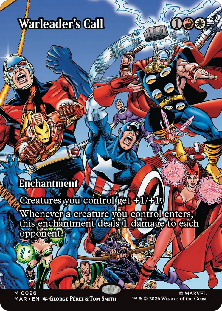 Warleader's Call (Borderless) [Marvel Universe: Eternal-Legal] | Tabernacle Games