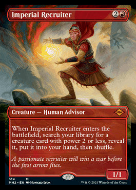 Imperial Recruiter (Borderless Alternate Art) [Modern Horizons 2] | Tabernacle Games