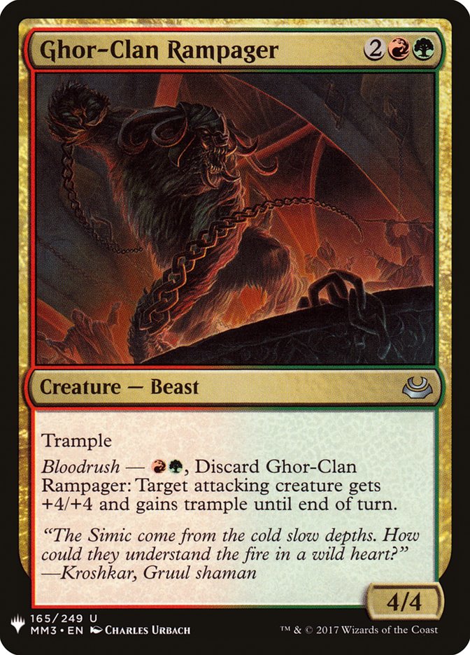 Ghor-Clan Rampager [Mystery Booster] | Tabernacle Games