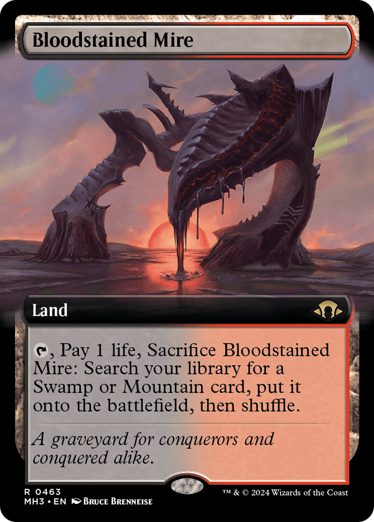 Bloodstained Mire (Extended Art) [Modern Horizons 3] | Tabernacle Games