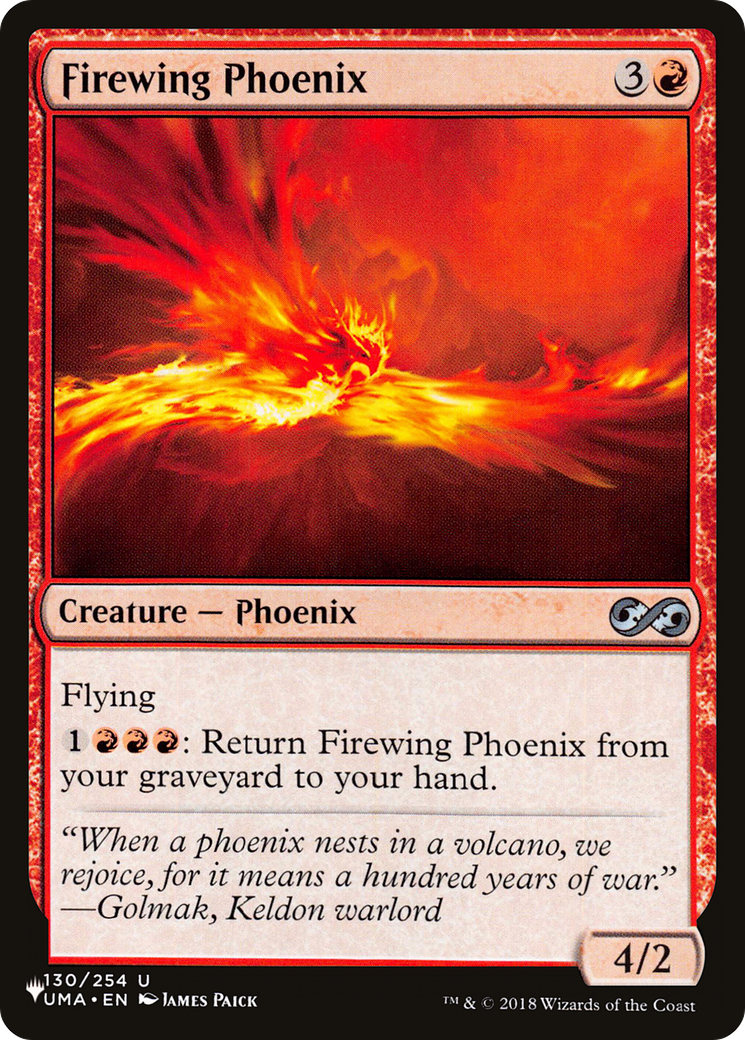 Firewing Phoenix [The List] | Tabernacle Games