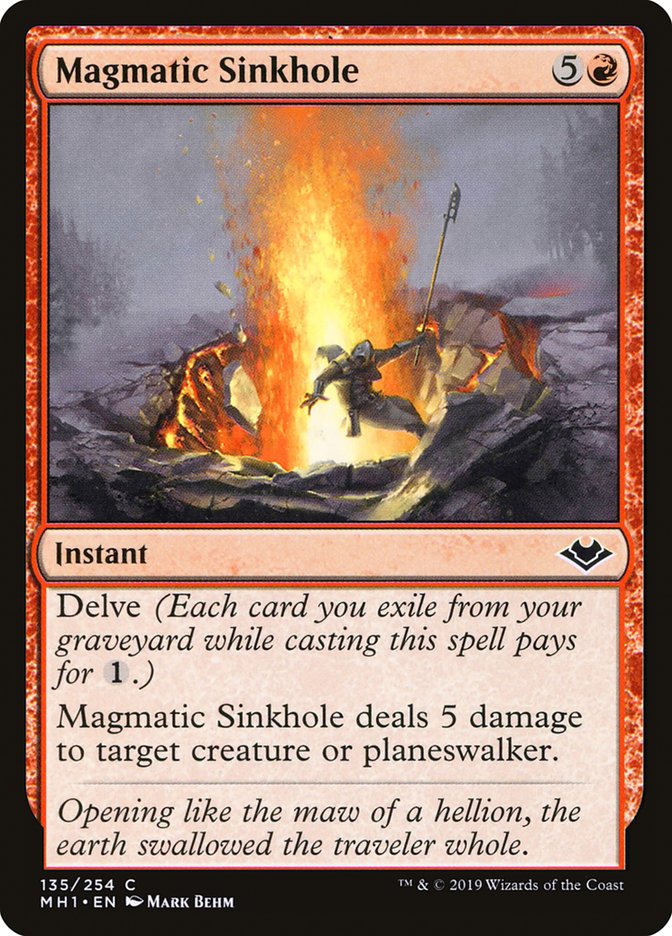 Magmatic Sinkhole [Modern Horizons] | Tabernacle Games