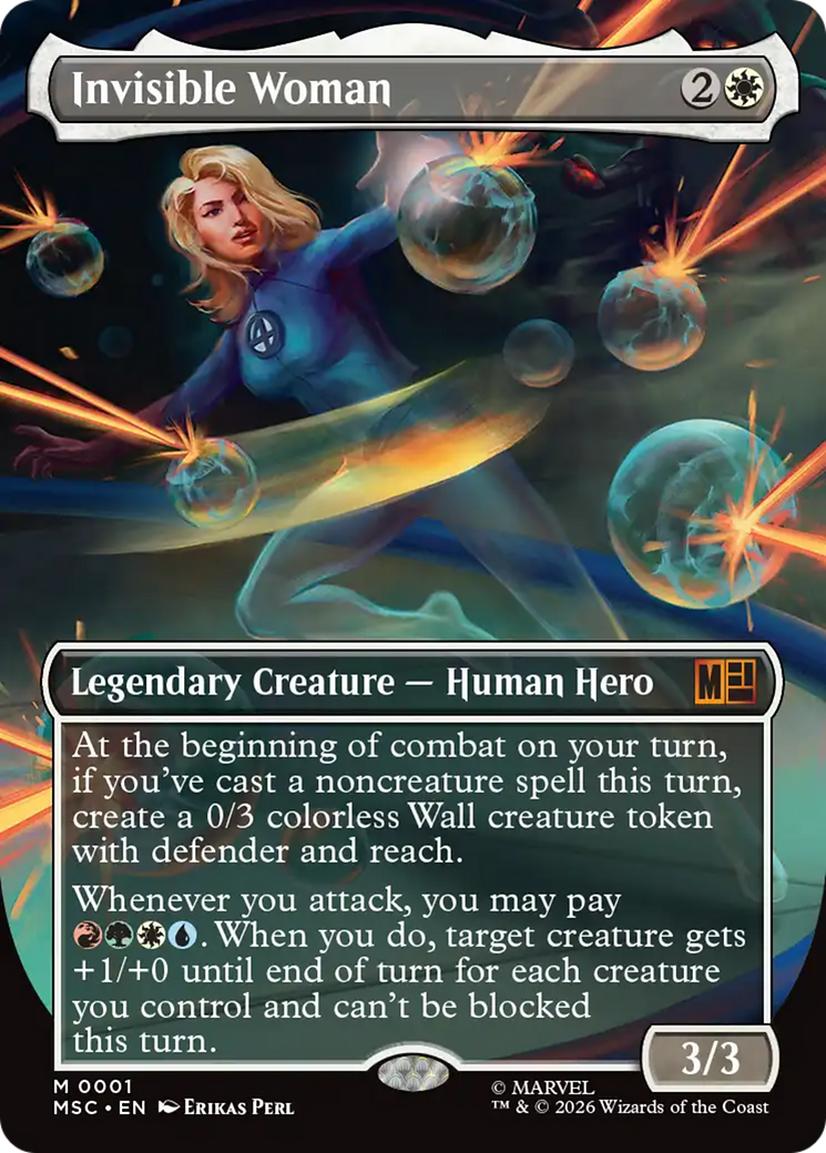 Invisible Woman (Borderless) [Marvel Super Heroes Commander] | Tabernacle Games