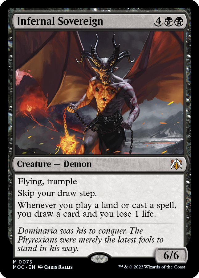 Infernal Sovereign [March of the Machine Commander] | Tabernacle Games