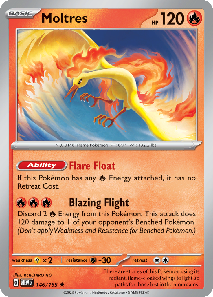 Moltres (146/165) [Scarlet & Violet: 151] | Tabernacle Games