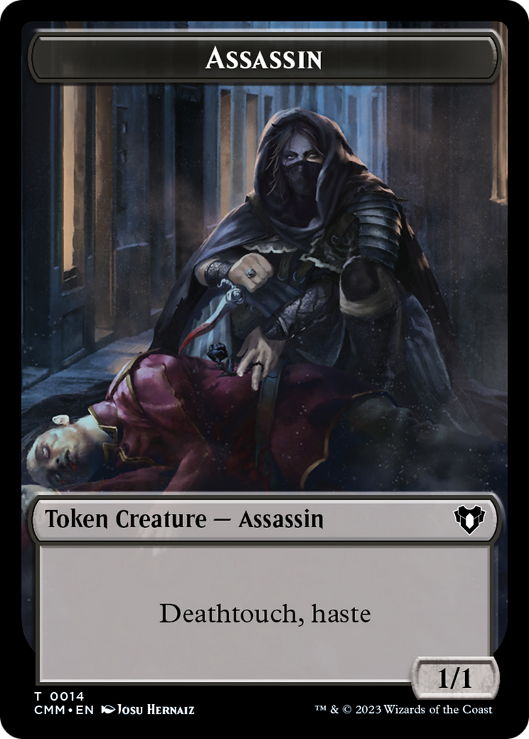 Assassin Token [Commander Masters Tokens] | Tabernacle Games