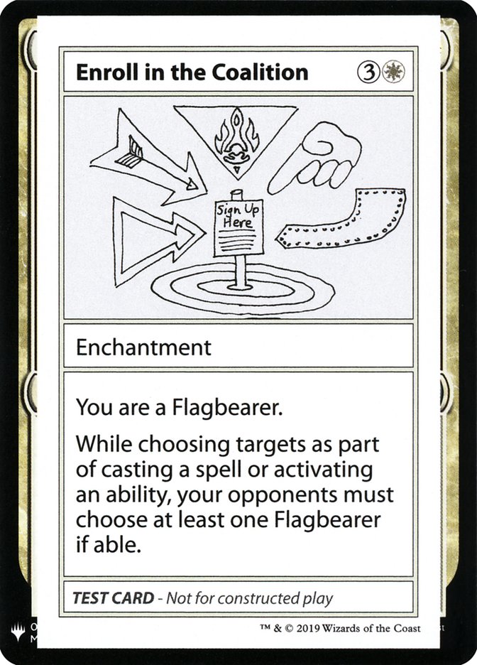 Enroll in the Coalition [Mystery Booster Playtest Cards] | Tabernacle Games