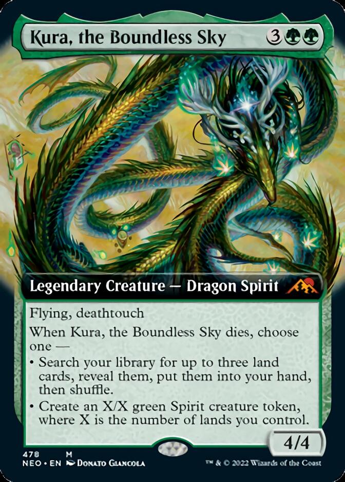 Kura, the Boundless Sky (Extended Art) [Kamigawa: Neon Dynasty] | Tabernacle Games