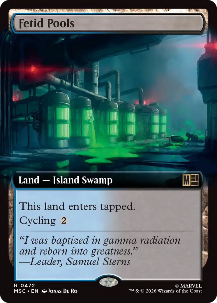 Fetid Pools (Extended Art) [Marvel Super Heroes Commander] | Tabernacle Games
