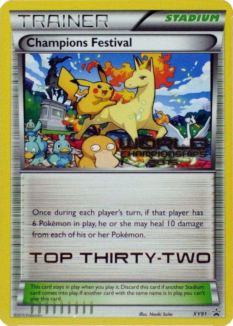 Champions Festival (XY91) (2015 Top Thirty-Two) [XY: Black Star Promos] | Tabernacle Games