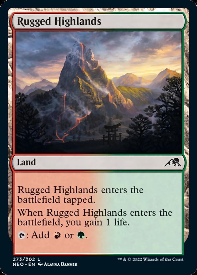 Rugged Highlands [Kamigawa: Neon Dynasty] | Tabernacle Games