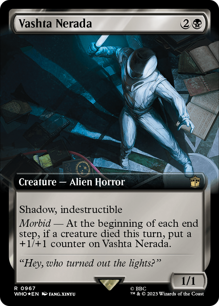 Vashta Nerada (Extended Art) (Surge Foil) [Doctor Who] | Tabernacle Games