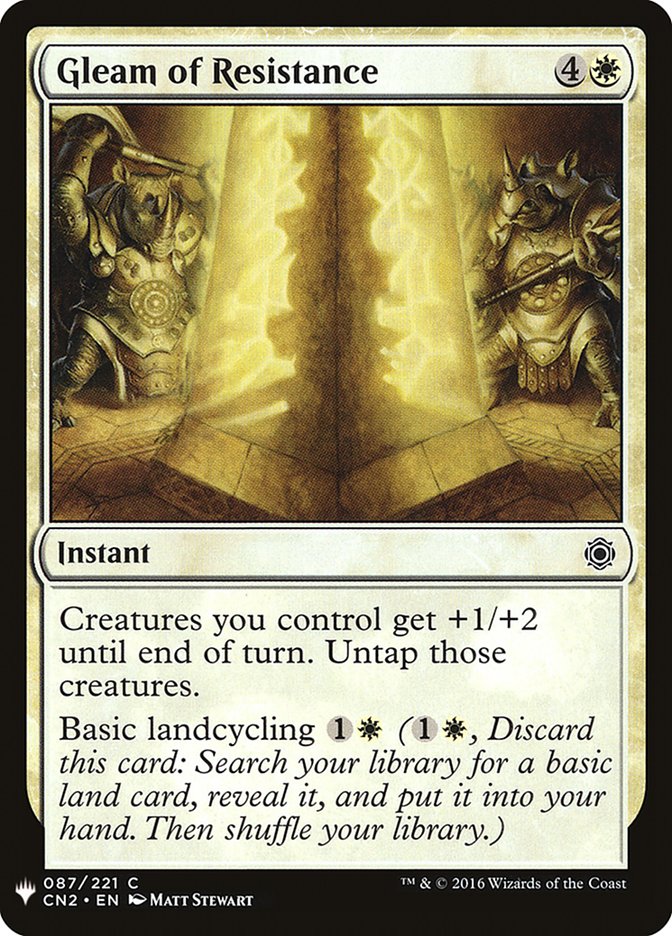 Gleam of Resistance [Mystery Booster] | Tabernacle Games