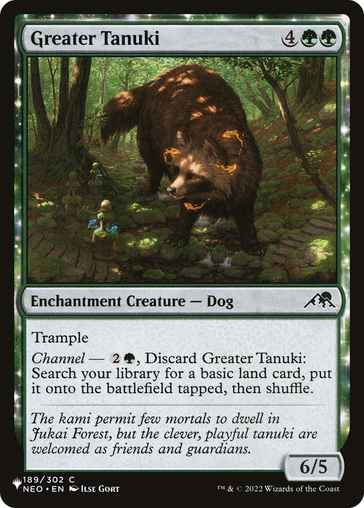 Greater Tanuki [The List] | Tabernacle Games