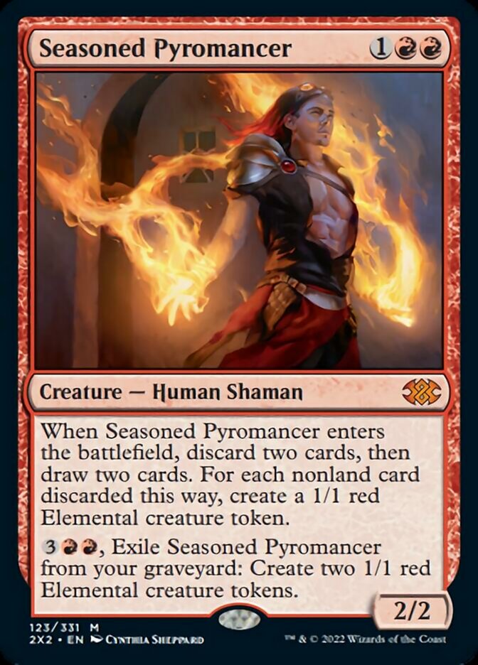 Seasoned Pyromancer [Double Masters 2022] | Tabernacle Games
