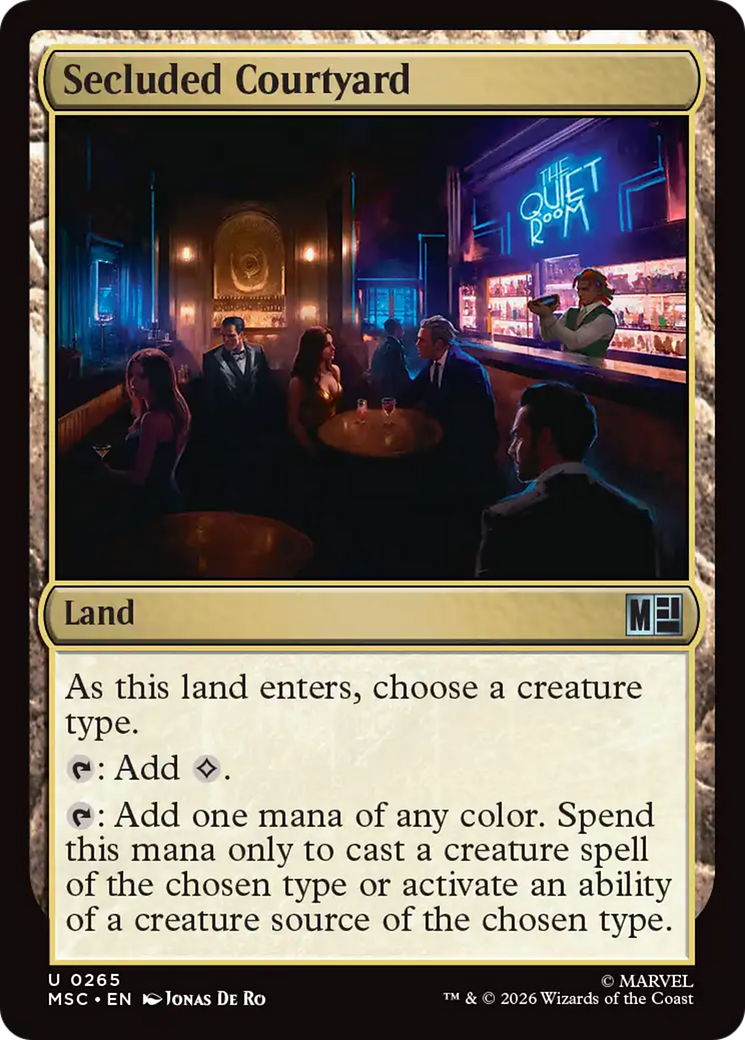Secluded Courtyard [Marvel Super Heroes Commander] | Tabernacle Games