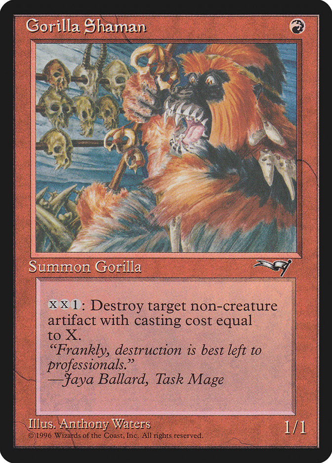 Gorilla Shaman (Skulls in Background) [Alliances] | Tabernacle Games