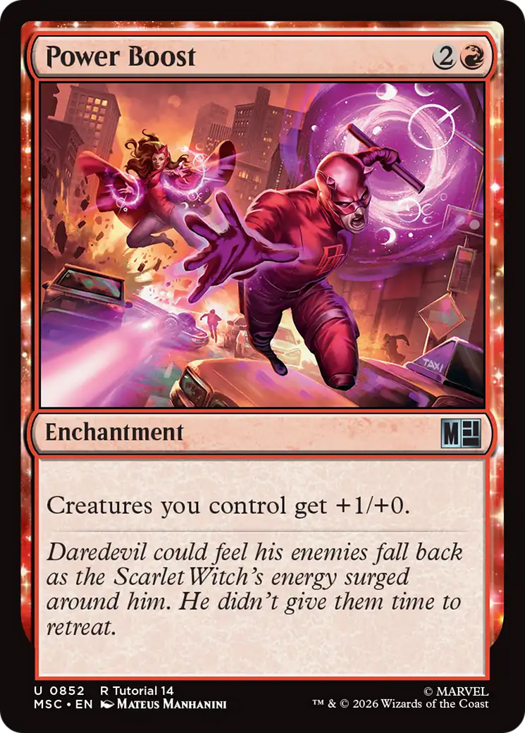 Power Boost (0852) [Marvel Super Heroes Commander] | Tabernacle Games