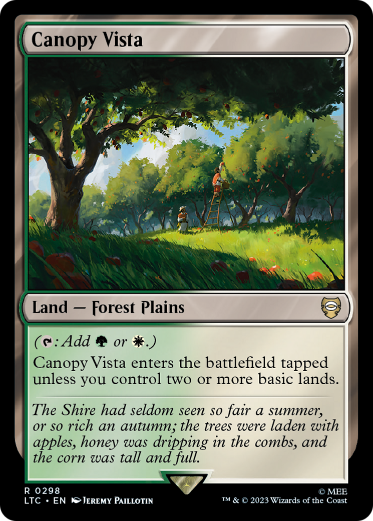 Canopy Vista [The Lord of the Rings: Tales of Middle-Earth Commander] | Tabernacle Games