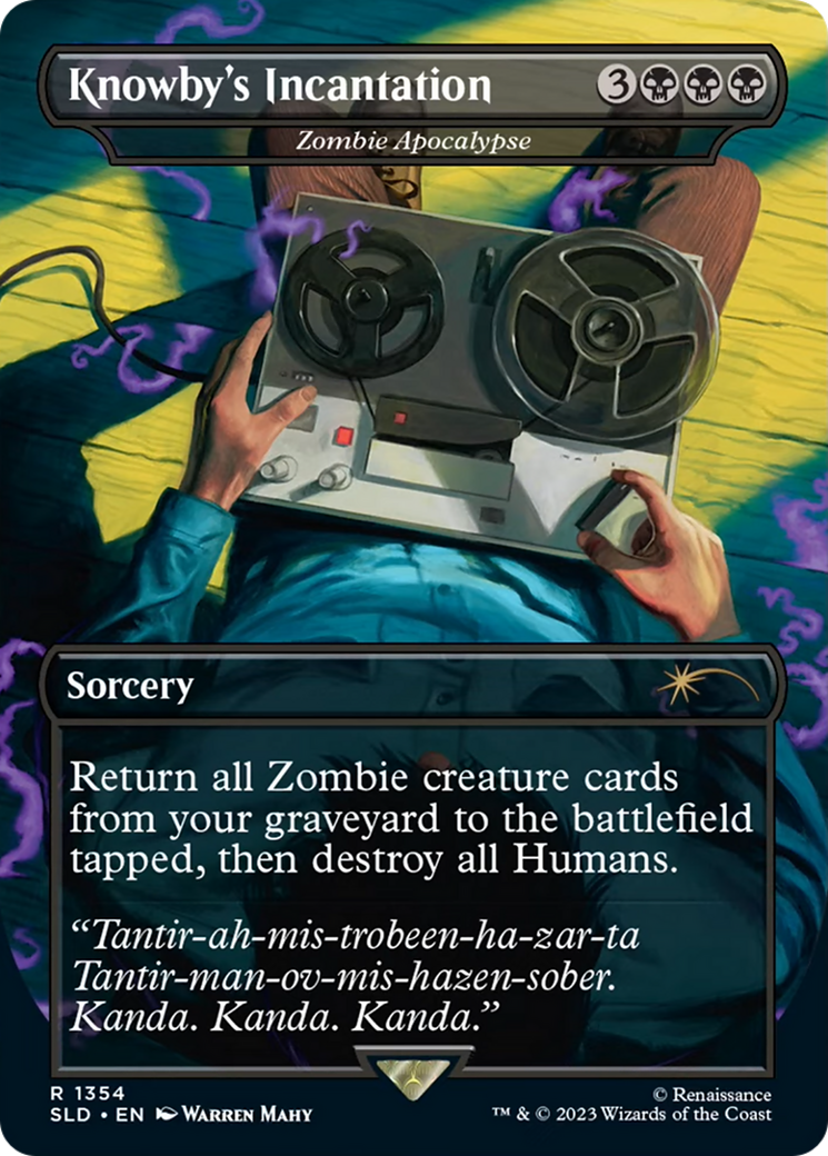 Knowby's Incantation - Zombie Apocalypse [Secret Lair Drop Series] | Tabernacle Games