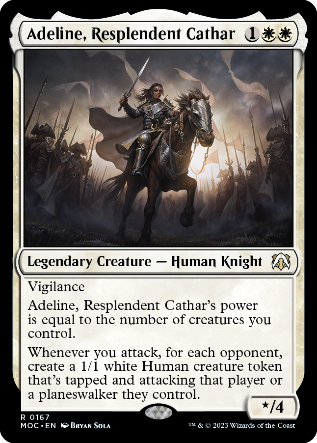 Adeline, Resplendent Cathar [March of the Machine Commander] | Tabernacle Games