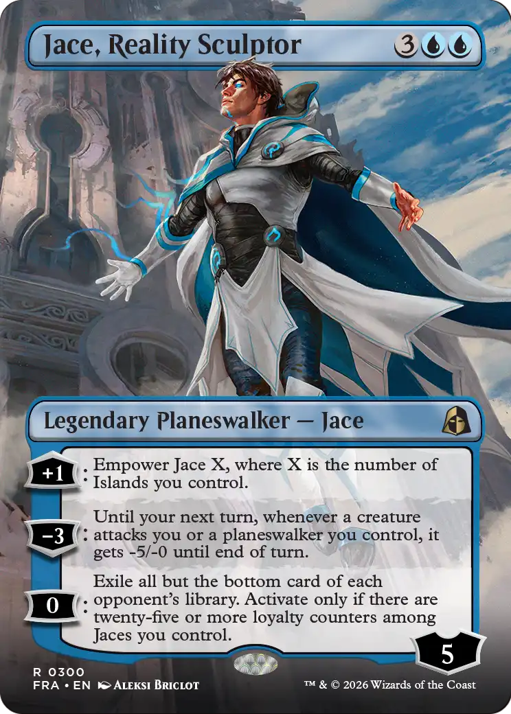 Jace, Reality Sculptor (Borderless) [Reality Fracture] | Tabernacle Games