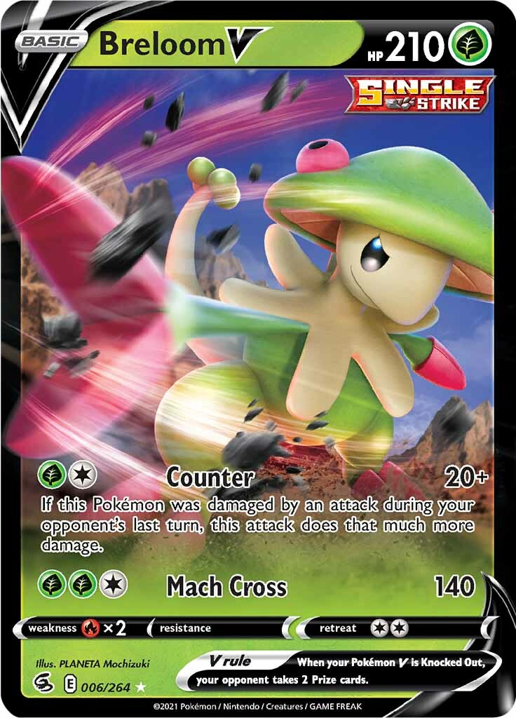 Breloom V (006/264) [Sword & Shield: Fusion Strike] | Tabernacle Games