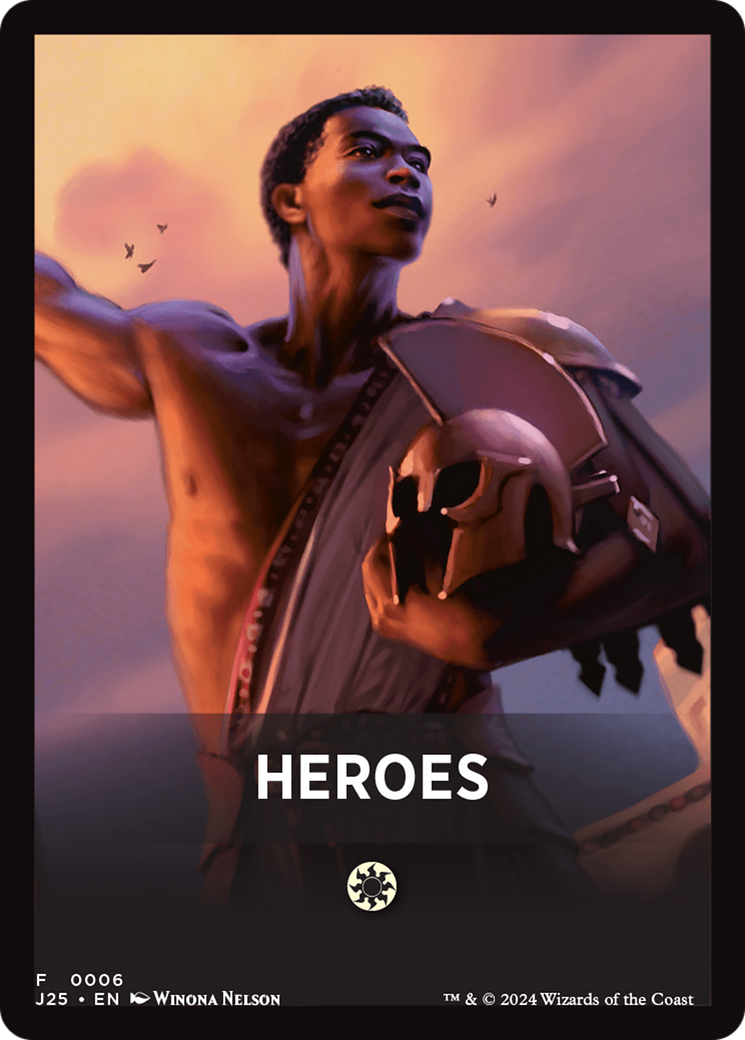 Heroes Theme Card [Foundations Jumpstart Front Cards] | Tabernacle Games