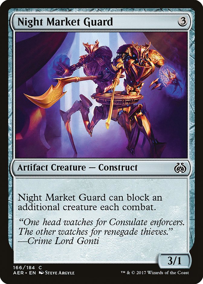 Night Market Guard [Aether Revolt] | Tabernacle Games