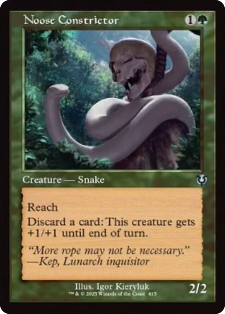 Noose Constrictor (Retro Frame) [Innistrad Remastered] | Tabernacle Games