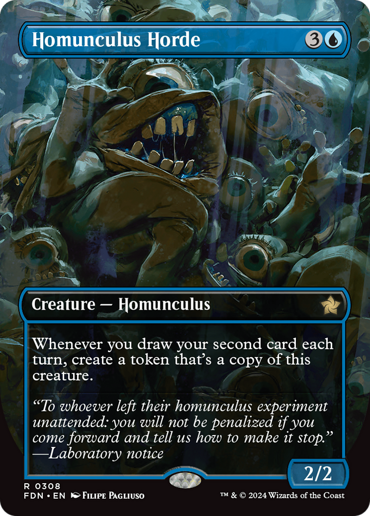 Homunculus Horde (Borderless) [Foundations] | Tabernacle Games