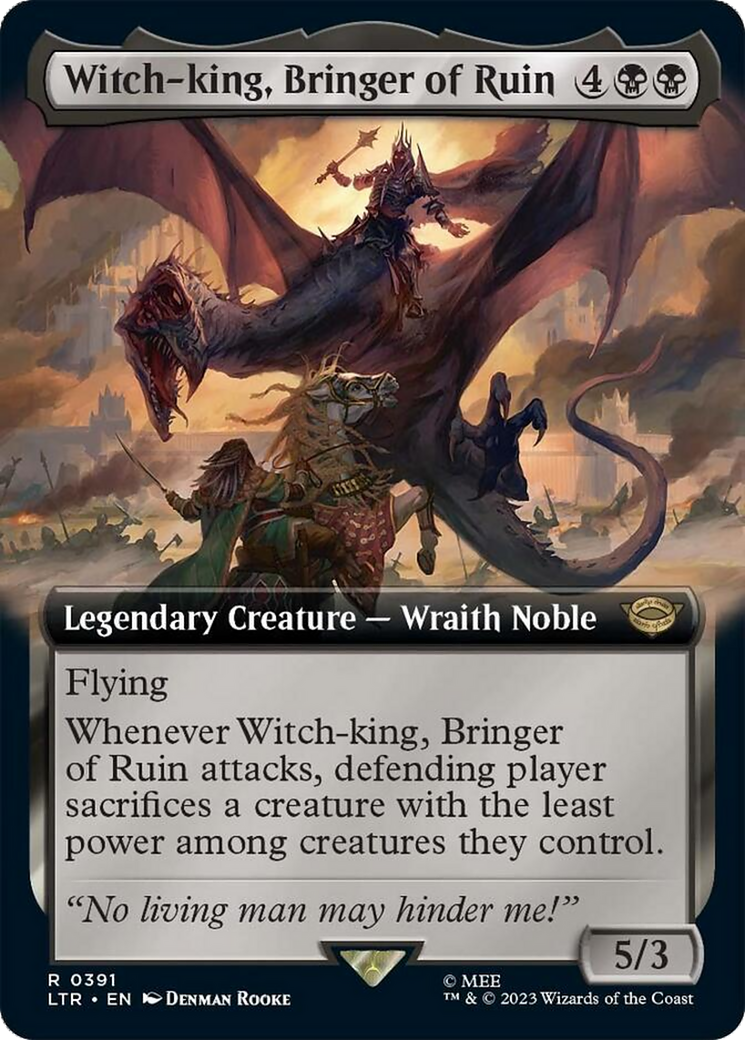 Witch-king, Bringer of Ruin (Extended Alternate Art) [The Lord of the Rings: Tales of Middle-Earth] | Tabernacle Games