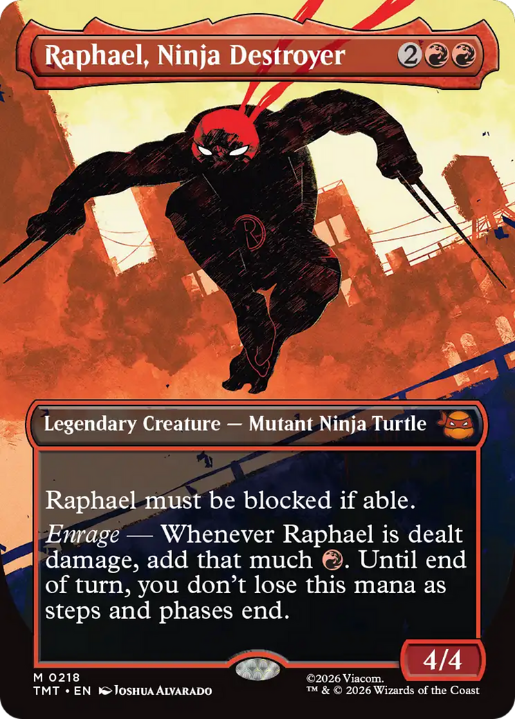 Raphael, Ninja Destroyer (Borderless) [Teenage Mutant Ninja Turtles] | Tabernacle Games