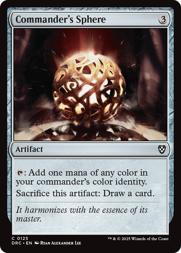 Commander's Sphere [Aetherdrift Commander] | Tabernacle Games