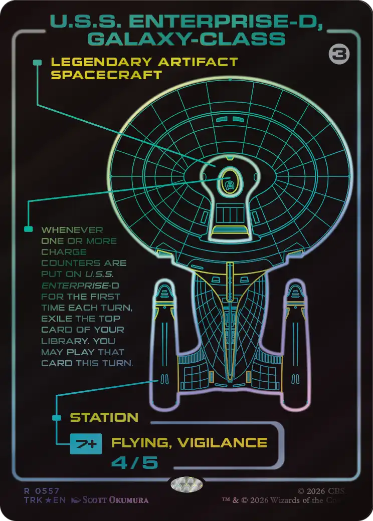 U.S.S. Enterprise-D, Galaxy-Class (Showcase) [Star Trek] | Tabernacle Games