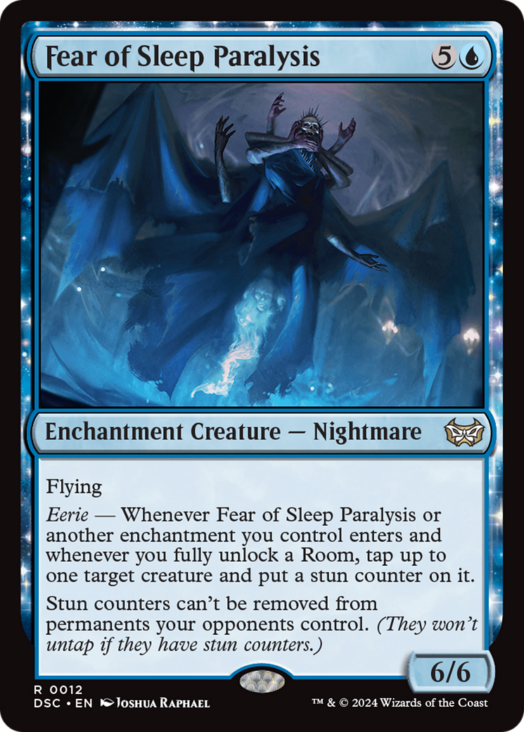 Fear of Sleep Paralysis [Duskmourn: House of Horror Commander] | Tabernacle Games