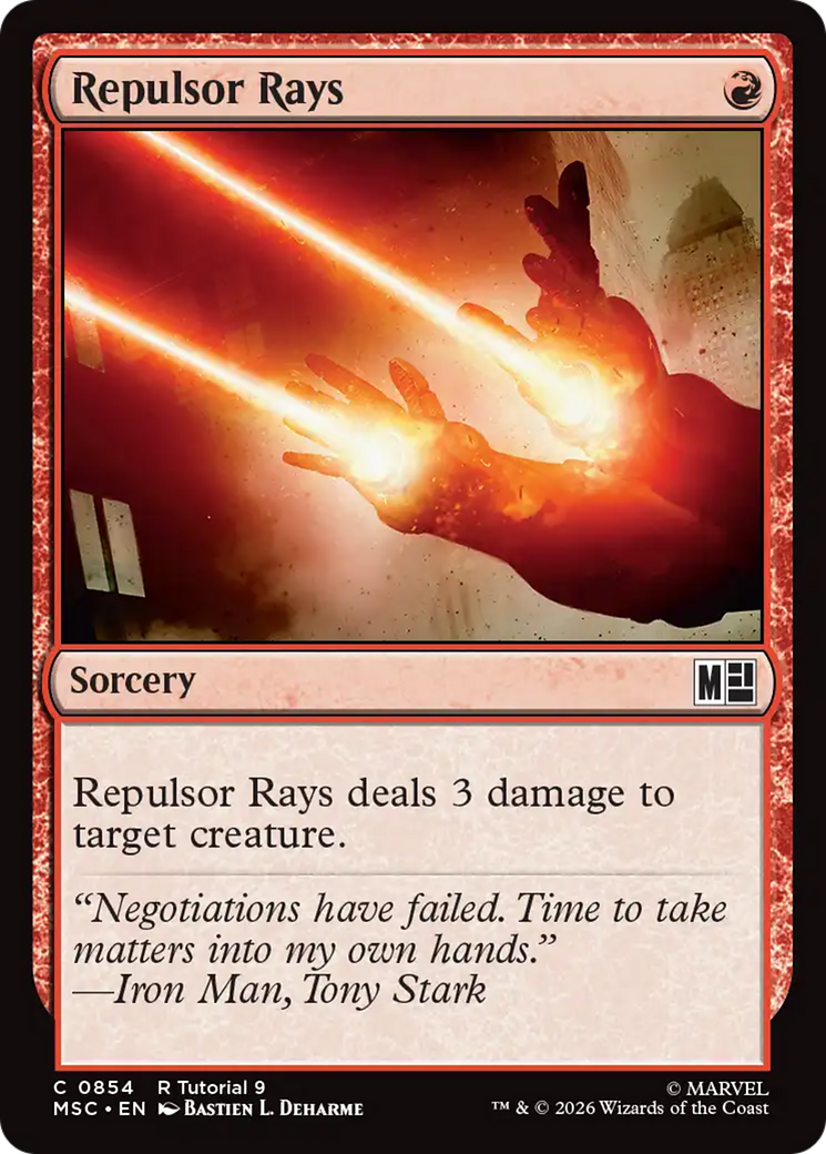 Repulsor Rays (0854) [Marvel Super Heroes Commander] | Tabernacle Games
