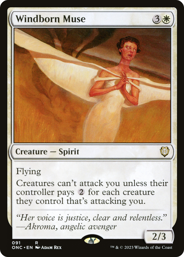 Windborn Muse [Phyrexia: All Will Be One Commander] | Tabernacle Games