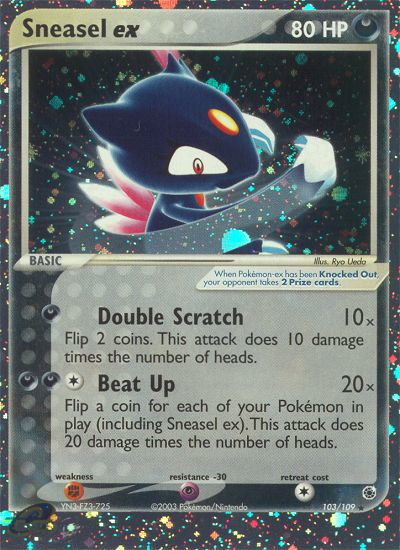 Sneasel ex (103/109) [EX: Ruby & Sapphire] | Tabernacle Games