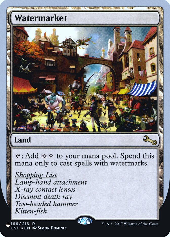 Watermarket (Unfinity Foil Edition) [The List] | Tabernacle Games