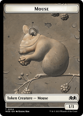 Mouse // Food (0011) Double-Sided Token [Wilds of Eldraine Tokens] | Tabernacle Games